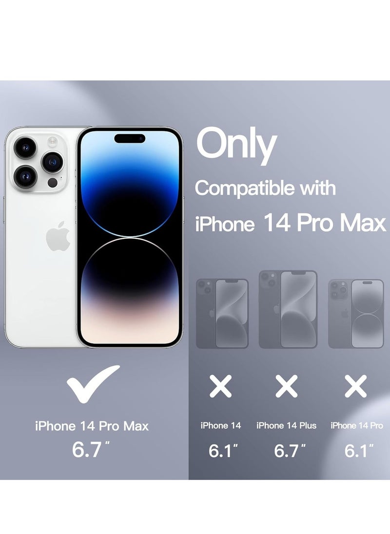 Raxoom "5-in-1 iPhone 14 Pro Max (6.7-Inch) Silver Silicone Case - With 2 Screen Protectors & 2 Camera Lens Protectors" - Image 1