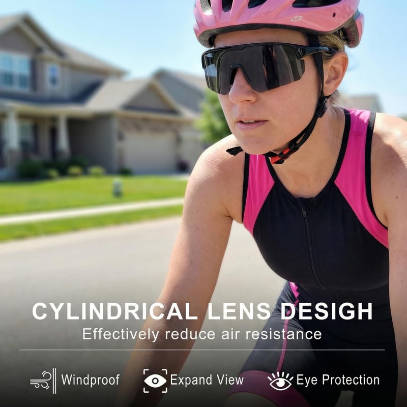BangLong Polarized Sports Sunglasses for Men Women - UV Protection Sun Glasses for Running Baseball Cycling Bike Fishing - Image 3