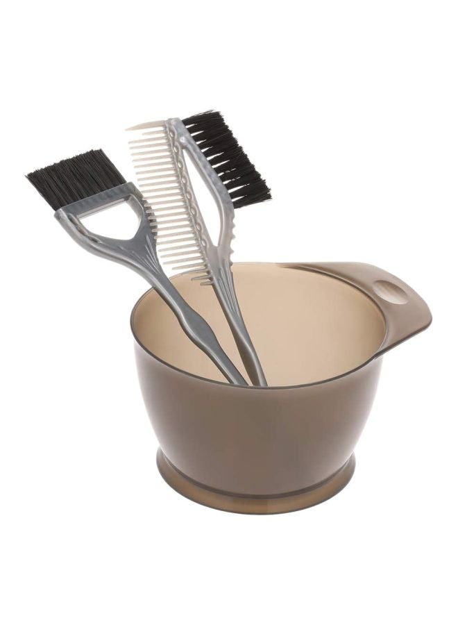 ANSELF Hair Dyeing Kit Brown/Silver/Black - Image 1