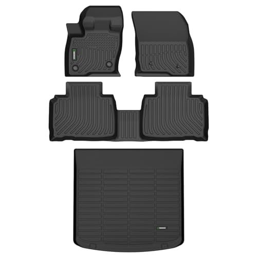 ANBINGO Floor Mats Cargo Liners for 20192023 Lincoln Nautilus20162018 Lincoln MKX All Weather for Lincoln Nautilus Floor Mats for Lincoln MKX Floor Liner Cargo Mat Trunk Liner Black - Image 1