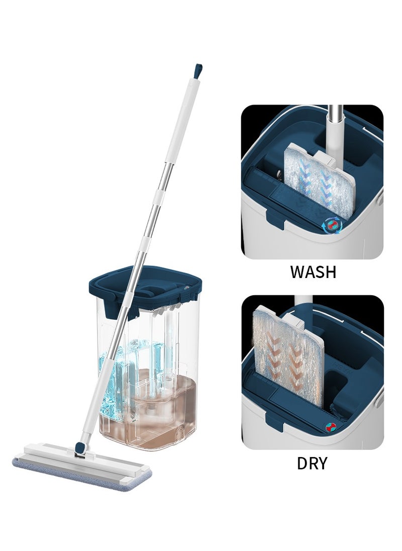 ELK - ELK Smart Mop 2-in-1 with Dual Tank & Foot Press for Easy Cleaning and Drying + Free Lavender-Scented Floor Cleaner Gift - Image 1