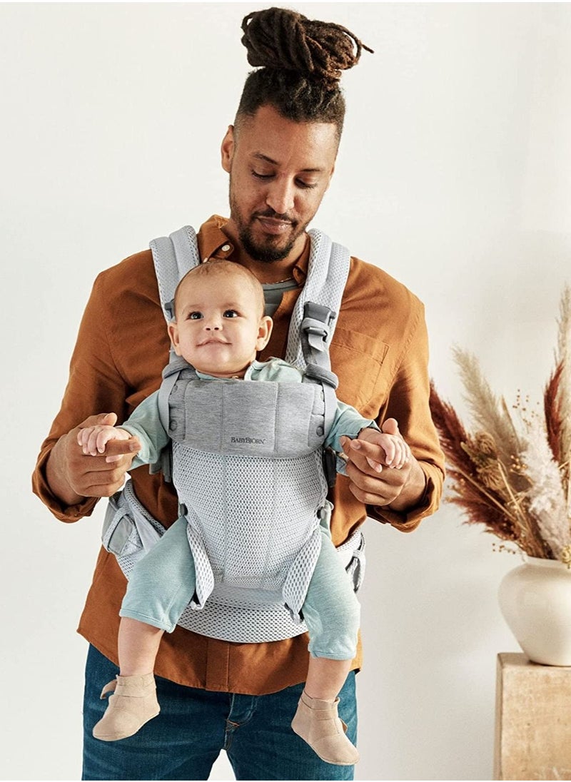 BABYBJORN - Baby Carrier Harmony 3D Mesh Silver And Grey - Image 1