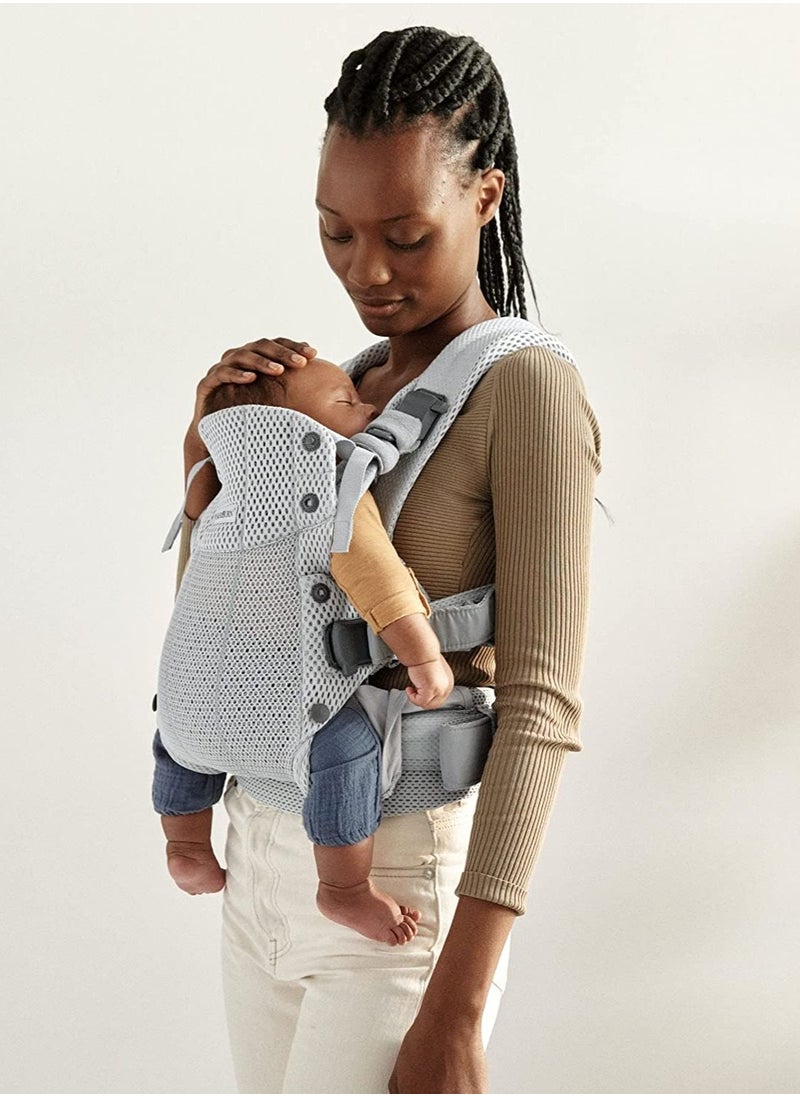 BABYBJORN - Baby Carrier Harmony 3D Mesh Silver And Grey - Image 1