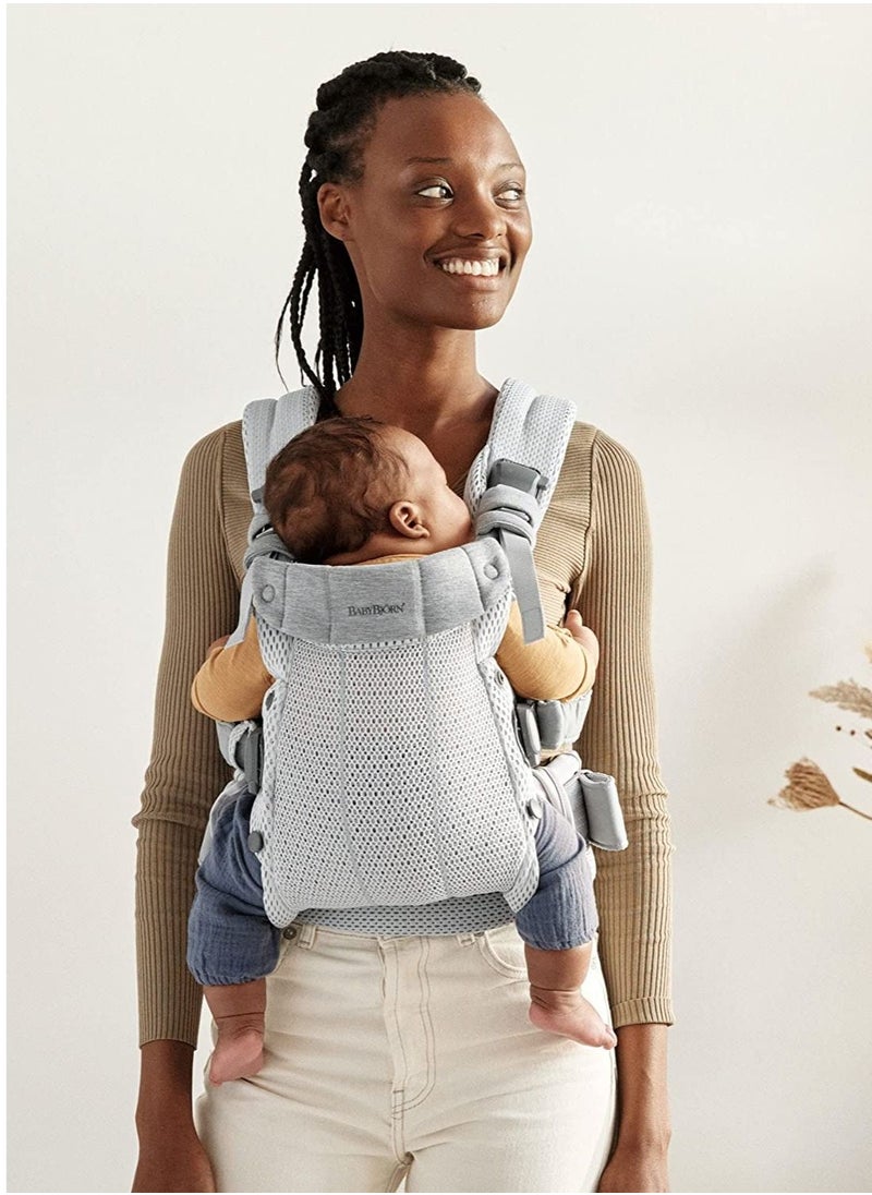 BABYBJORN - Baby Carrier Harmony 3D Mesh Silver And Grey - Image 1