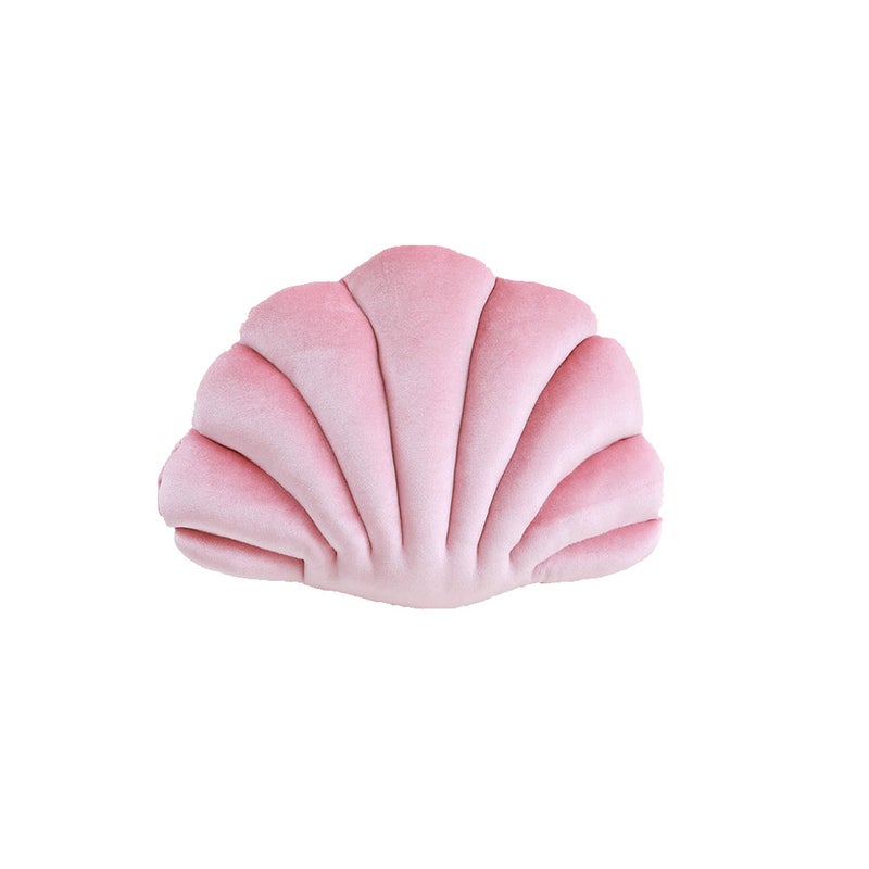 2 pcs Cartoon Shell Shape Throw Pillow Household Marine Animal Bolster Aquarium Ornament Adorable Plush Shell Pillow Cushion for Home Office Car Use Size 2 - Image 2