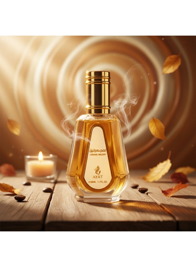 Ayat Perfumes Caramel Melody Eau de Parfum 50 ml – Caramel & Toffee – Jasmine & Orange Blossom – Vanilla, Tonka & Sandalwood – Long-Lasting Women’s Arabian Perfume - Image 4