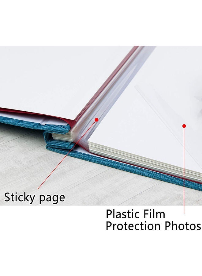 NIBEMINENT 40-Page Self Adhesive Photo Album Blue - Image 3