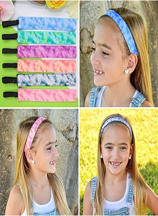 6 Pcs Tie Dye Headbands For Girls, Elastic No Slip Adjustable Rainbow Hair Bands For Girl Teens, Stretch Head Bands For Women, Cute Non Slip Hair Accessories Party Favors For Kids - pzsku/Z468145B025633103A7C9Z/45/_/1647273645/e46a9c65-1d33-41e3-b3be-4d1c112c8152