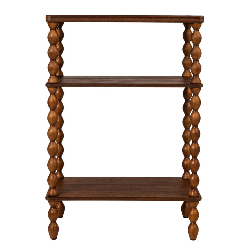 Creative Co-Op Bobbin Leg Rectangle Wood Accent Table, Walnut - Image 5