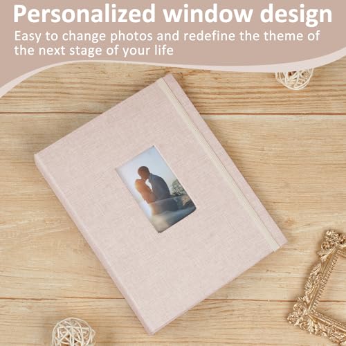 vivinin 2PCS Polaroid Photo Album, 2x3 Inch Pockets Mini Photo Album for 104 Pockets Hold 208 Pictures, Linen Hardcover Polaroid Album Book for Photos Family Anniversaries Baby Vacations (Off-white) - Image 5