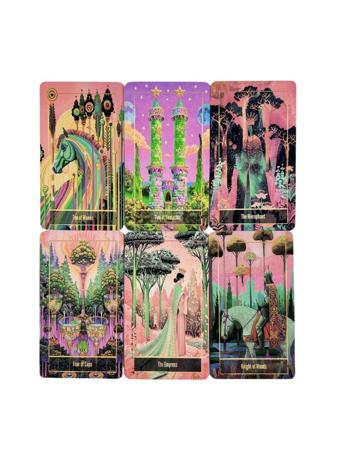 NIBEMINENT Celestial Carnival Tarot Card Board Game Deck Fortune-telling Oracle Card Divination Family Game Version Gathering - Image 4