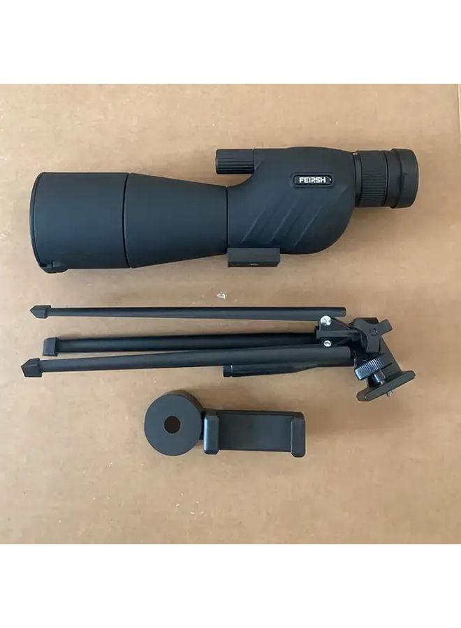 High Power 25 75x60 HD Monocular Telescope With Tripod Phone Holder Case - Image 1