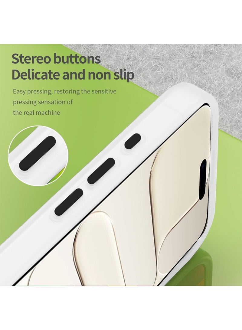 Techie حافظة آيفون 17 إير ماغسيف - غطاء شفاف مضاد للصدمات، خلفية صلبة من الأكريليك المضاد للاصفرار مع TPU + PC، متوافقة مع الشحن اللاسلكي - أبيض - Image 4