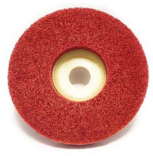 Inditrust 3pc Angle Grinder Polishing Kit – Includes Flap, Nylon Fiber, & Wool Felt Pads for Metal, Stainless Steel, Glass. Versatile Black, Brown, White Buffing Wheels for Shine & Detail. - Image 4