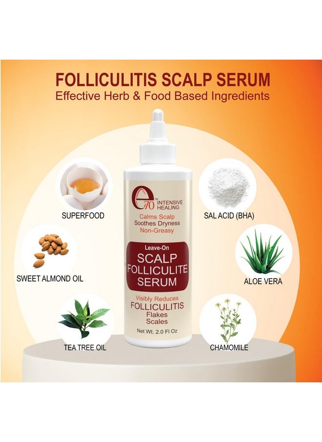 Folliculitis Treatment Clarifying Serum with Salicylic Acid to Remove Build Up, For Normal to Oily Scalp. Prone to Folliculitis, Dandruff, Itchy & Flaky Scalp, Seborrheic Dermatitis Paraben-Free.