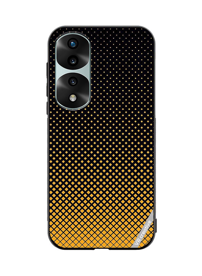 VR CREATIVE Protective Case Cover For Honor 70 Pro Halftone Circle Background Design Multicolour - Image 1