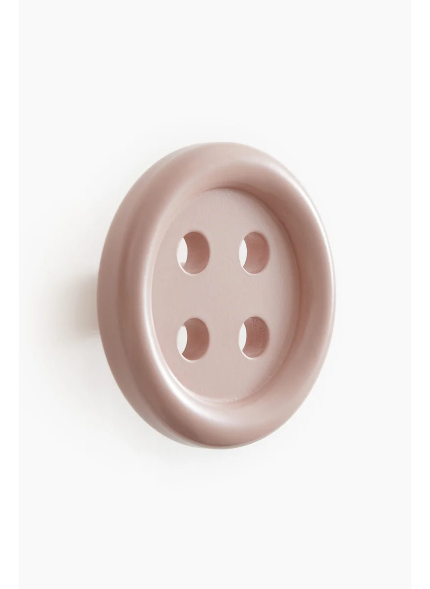 H&M Button-Shaped Wooden Hook