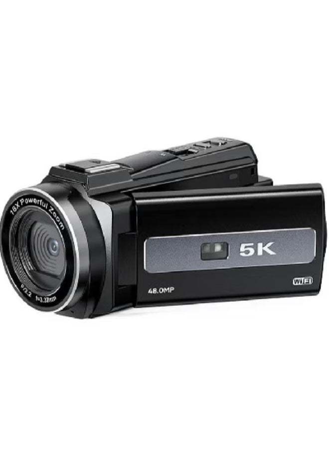 5K Ultra HD Digital Video Camera – Handheld Sports DV Camcorder with 48MP, Touch Screen, Infrared Fill Light, WiFi & Anti-Shake Function - Image 1