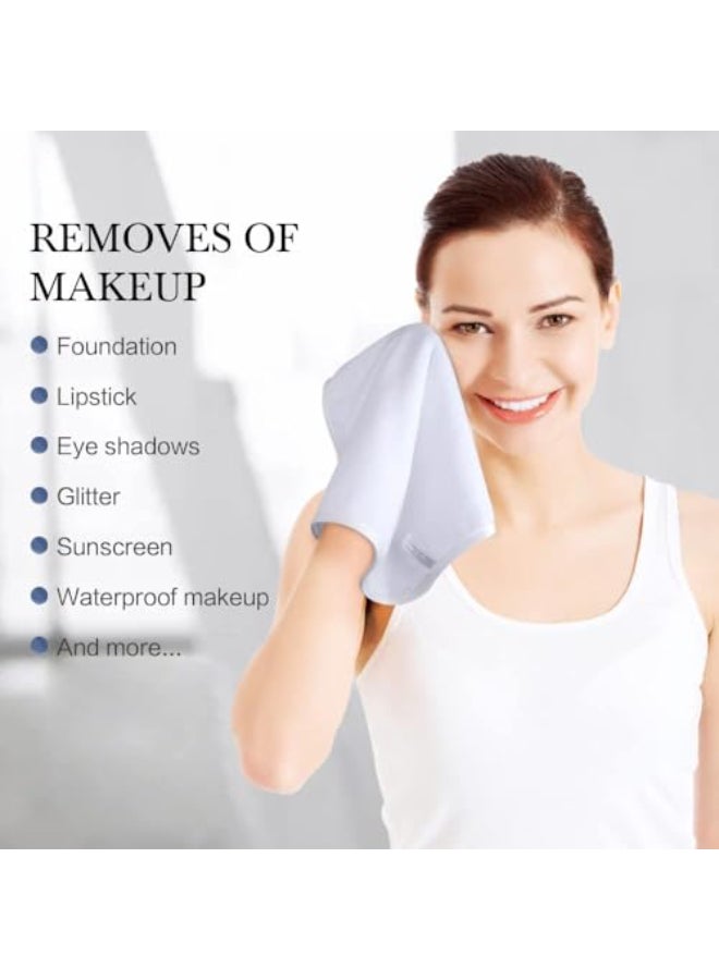 SINLAND Absorbent Coral Velvet Washcloth Ultra Soft Microfiber Face Towels 12 x 12 inch MultiPurpose Face Cloths for Household and Sport - Image 3