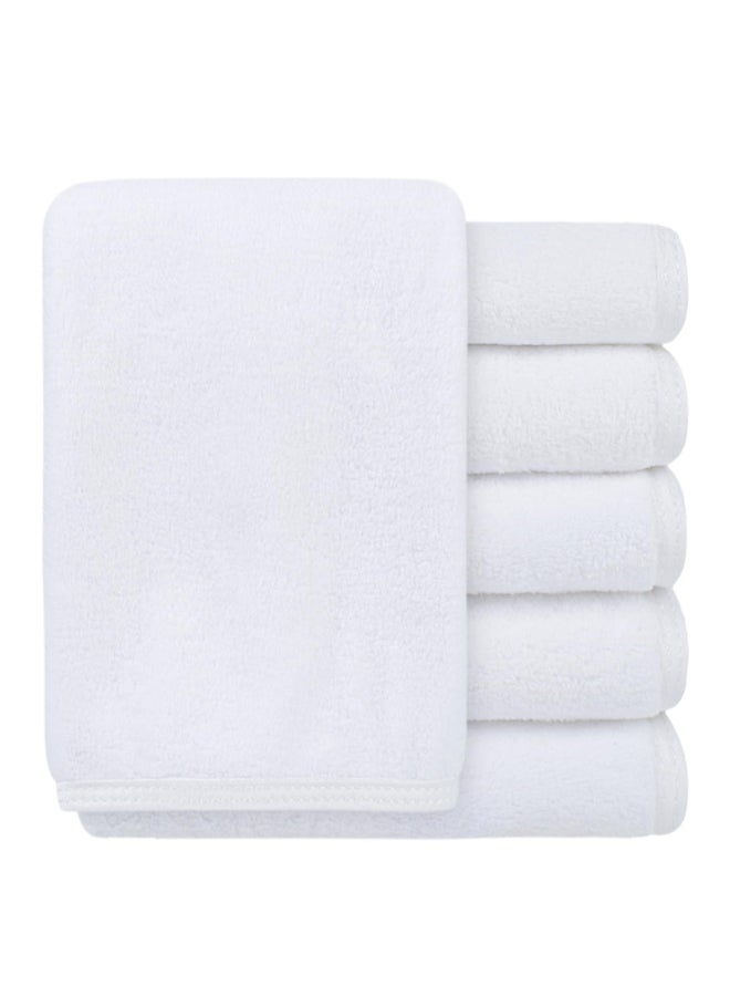 SINLAND Absorbent Coral Velvet Washcloth Ultra Soft Microfiber Face Towels 12 x 12 inch MultiPurpose Face Cloths for Household and Sport - Image 2