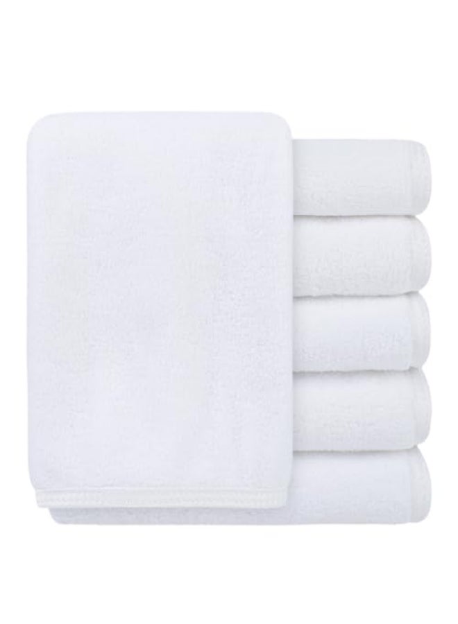 SINLAND Absorbent Coral Velvet Washcloth Ultra Soft Microfiber Face Towels 12 x 12 inch MultiPurpose Face Cloths for Household and Sport - Image 1