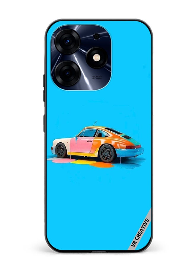 VR CREATIVE Protective Case Cover For Tecno Spark 10 Pro Car Design Multicolour - Image 1