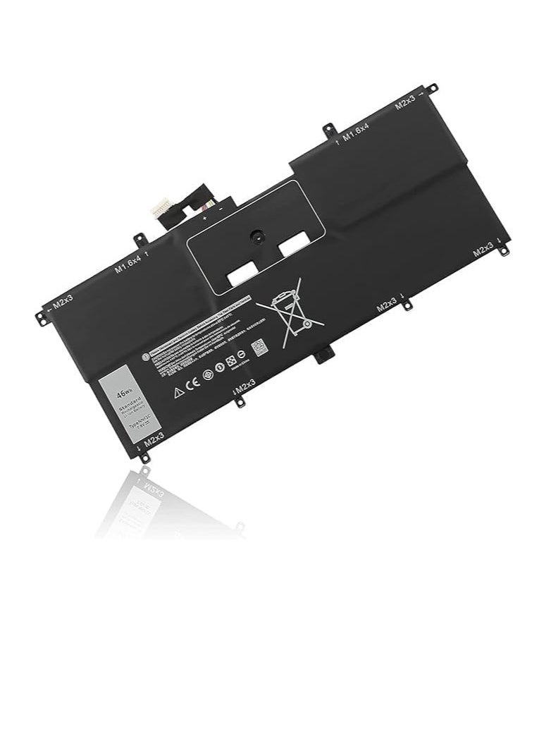 NNF1C HMPFH Battery for/Dell' XPS 13 9365 2-IN-1 2017 P71G P71G001 XPS 13-9365-D1605TS XPS 13-9365-D1805TS 13-9365-D2805TS 13-9365-D3605TS 13-9365-D3805TS D4605TS 0NNF1C NP0V3