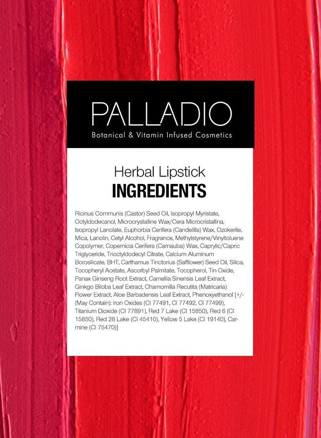 PALLADIO Herbal Matte Lipstick, Velvet Wine, Creamy and Full Coverage Long Lasting Matte Lipstick - Image 5