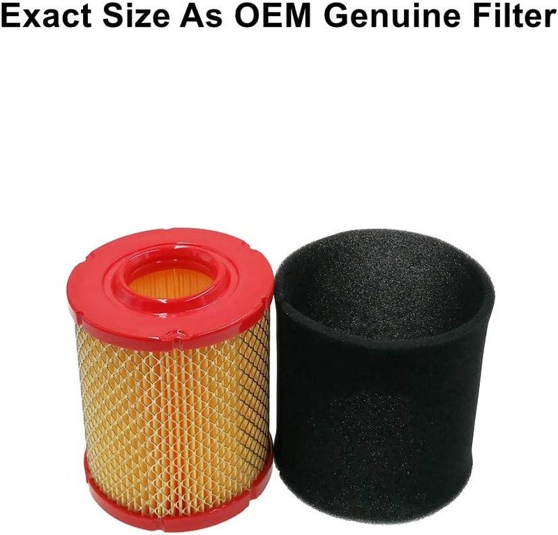 MOWFILL 2 Pack 937-05066 Air Filter Replace for MTD 937-05066 737-05066 Rotary 15847 Fits MTD 547cc PowerMore 4X90HU 4X90HUA 8X90KU 8X90KUB 8X90ZU 8X90ZUA 9X90HU 9X90HUA AX90HU AX90HUA AX90HUB - Image 1