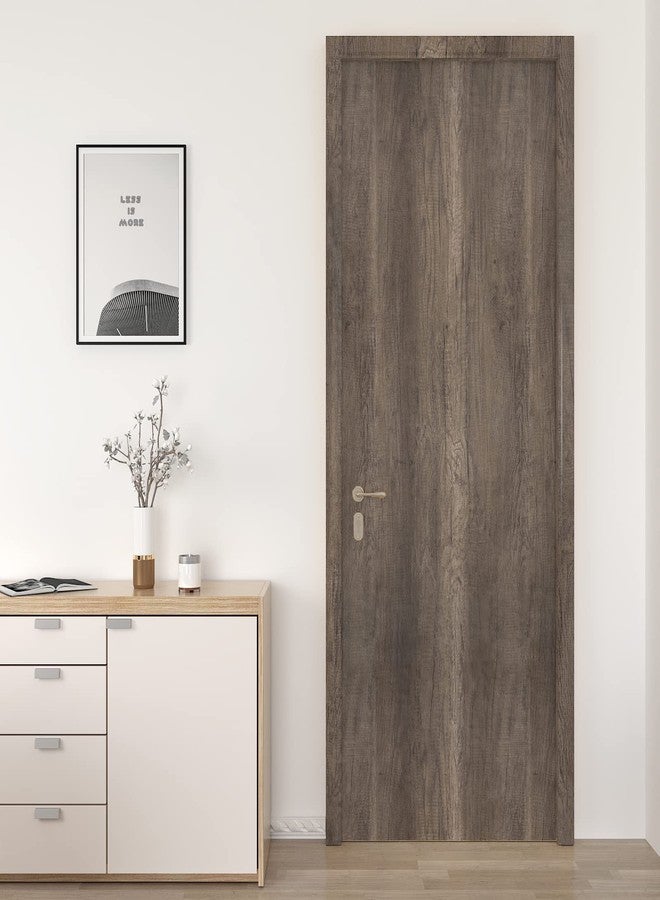 CRE8TIVE Light Brown Wood Wallpaper Peel and Stick 24"x118" Wood Grain Contact Paper for Countertops Waterproof Self Adhesive Distressed Wood Vinyl Thick Durable Wall Paper for Cabinet Dresser Shelf - Image 5