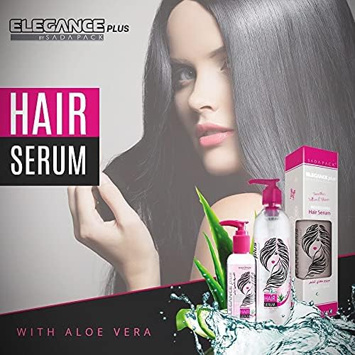 E Elegance Elegance Plus Hair Serum, 10.1 Oz, Aloe Vera Based, Hair Serum that Nourishes and Softens your Hair, Long Lasting Shine - Image 3