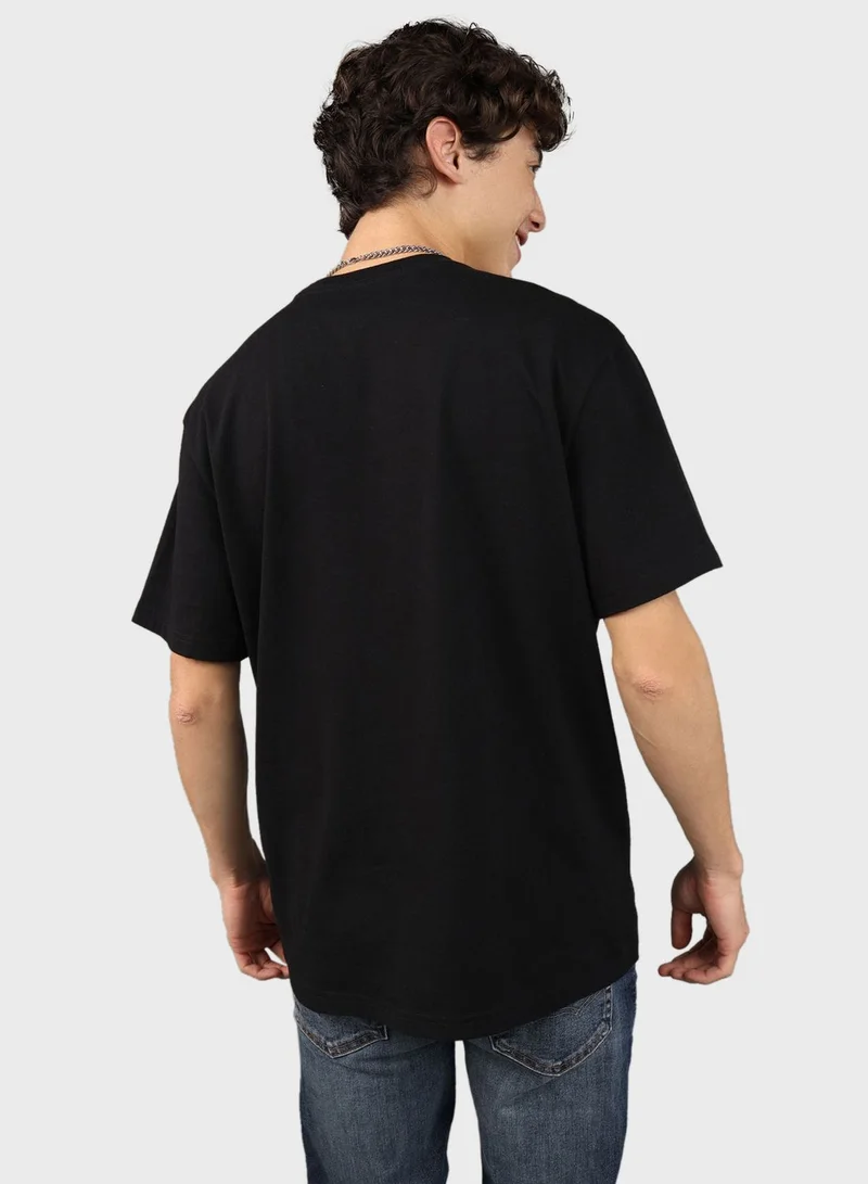 American Eagle Logo Graphic Crew Neck T-Shirt