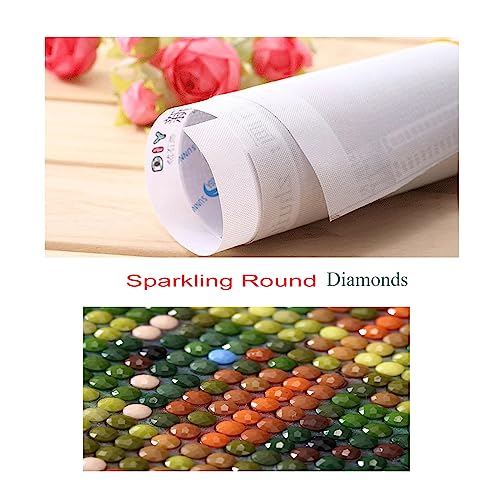BOHADIY 5D Tree Diamond Painting, Diamond Painting Tree Kits for Adults，Colorful Tree DIY Full Drill Crystal Rhinestone Arts and Crafts, Gem Art Paints with Diamond Home Wall Decor 27.5 X 15.7inch - Image 5