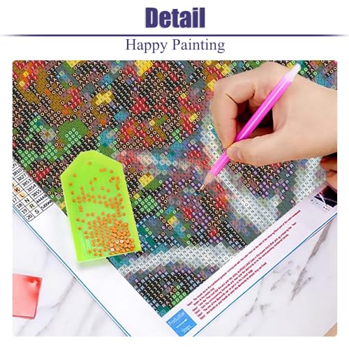 BOHADIY 5D Tree Diamond Painting, Diamond Painting Tree Kits for Adults，Colorful Tree DIY Full Drill Crystal Rhinestone Arts and Crafts, Gem Art Paints with Diamond Home Wall Decor 27.5 X 15.7inch - Image 3