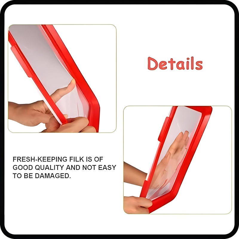 Stackable Food Container - Reusable Eco-Friendly Food Storage Container for Fresh Fruits and Vegetables (2) - Image 3
