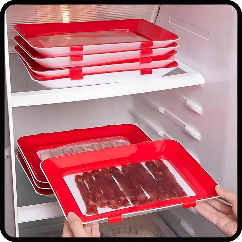 Stackable Food Container - Reusable Eco-Friendly Food Storage Container for Fresh Fruits and Vegetables (2) - Image 5