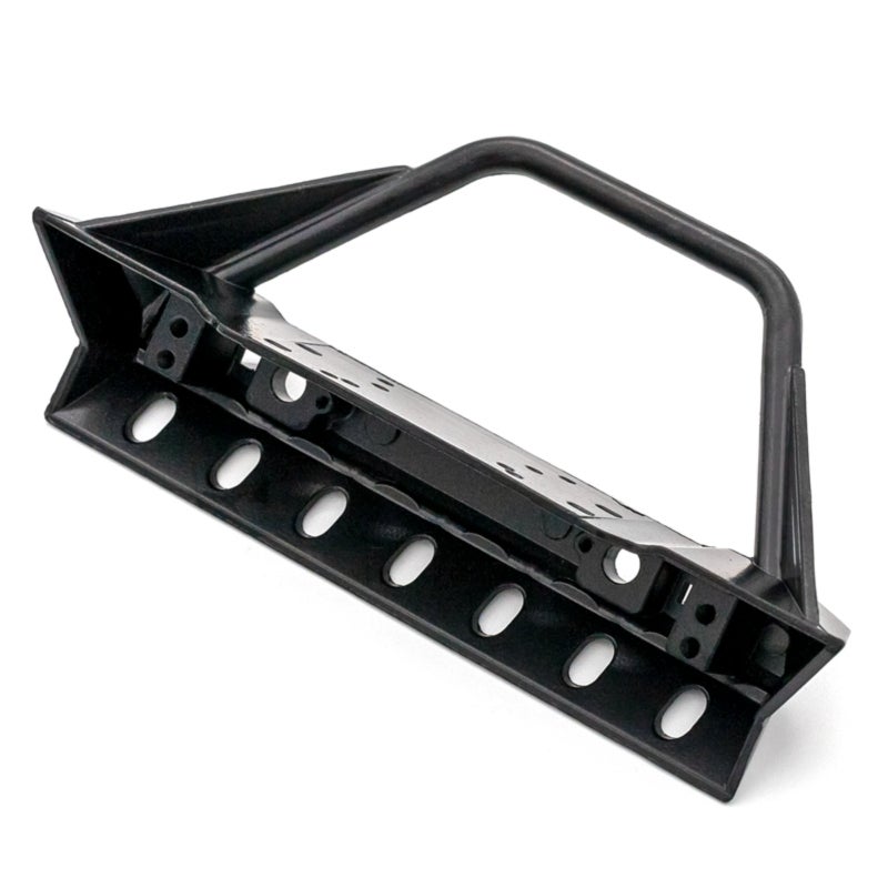 Remote Control  Bumper Metal Front Bumper with Tow Hooks and Lights freplacement for 1/10 Remote Control Crawler TRAX4 Axial SCX10 90046 90047 & SCX10 III AXI03007 AXI03003 - Image 3