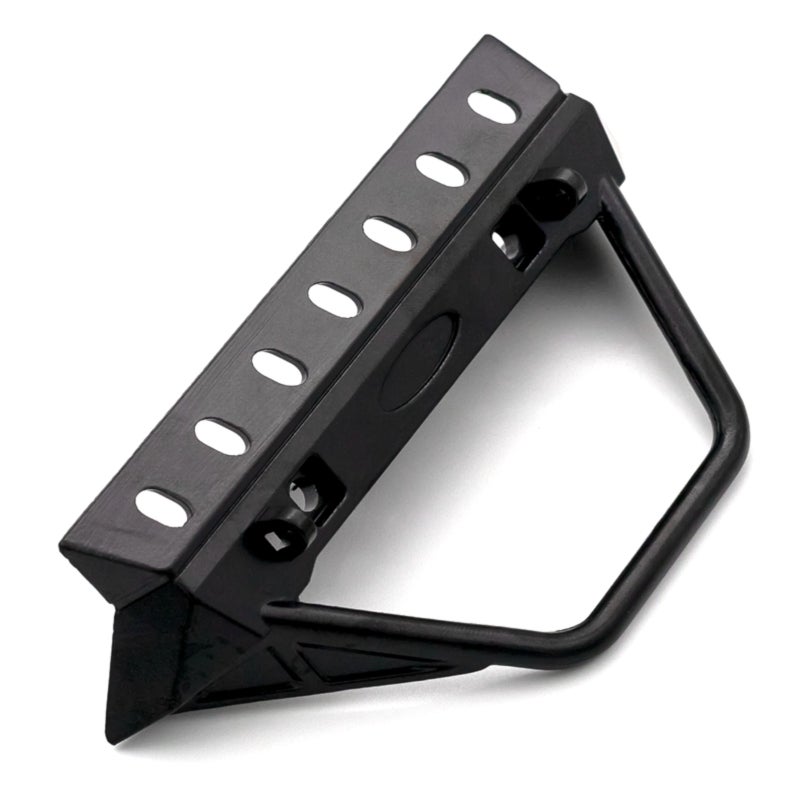Remote Control  Bumper Metal Front Bumper with Tow Hooks and Lights freplacement for 1/10 Remote Control Crawler TRAX4 Axial SCX10 90046 90047 & SCX10 III AXI03007 AXI03003 - Image 5