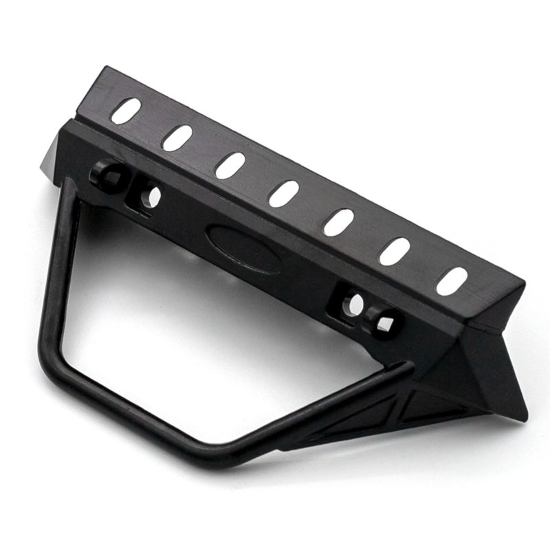 Remote Control  Bumper Metal Front Bumper with Tow Hooks and Lights freplacement for 1/10 Remote Control Crawler TRAX4 Axial SCX10 90046 90047 & SCX10 III AXI03007 AXI03003 - Image 4