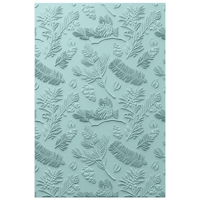 Sizzix Sizzix 3D Textured Impressions A5 Embossing Folder Pines by 49 and Market