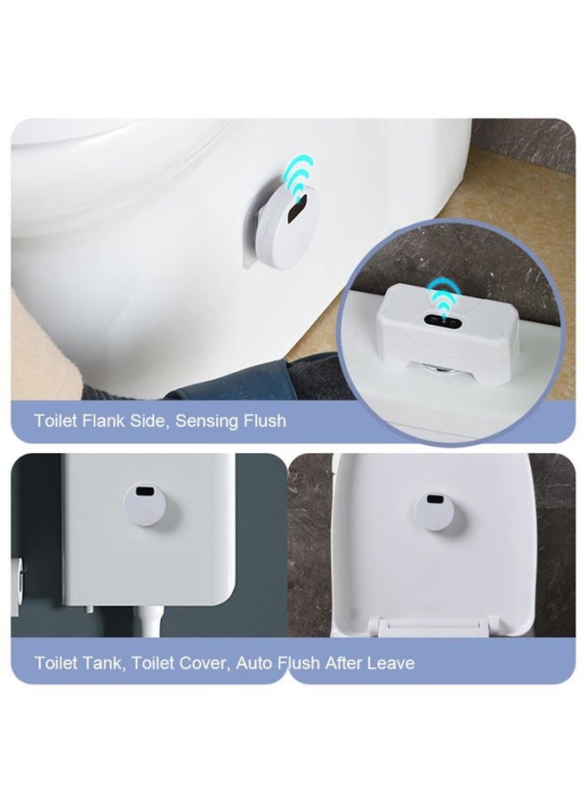 Bacacab Automatic Toilet Flusher, 2023 Upgraded Touchless Toilet Flush Kit, Hands Free External Infrared Sensor Toilet Flusher, Waterproof Flusher for Toilets for Home and Public Use (1 SET) - Image 4