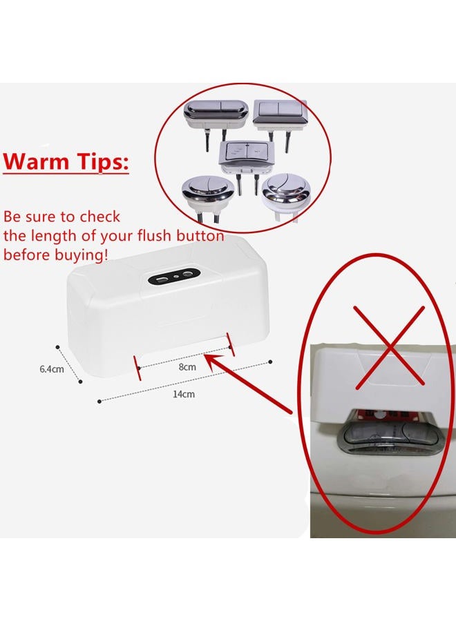 Bacacab Automatic Toilet Flusher, 2023 Upgraded Touchless Toilet Flush Kit, Hands Free External Infrared Sensor Toilet Flusher, Waterproof Flusher for Toilets for Home and Public Use (1 SET) - Image 5