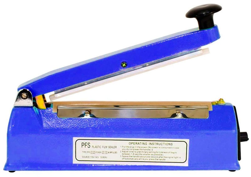 MLD 8 inches Heavy Duty Heat Sealer for Plastic Bag Heat Sealer Machine 8 inch Impulse Sealer Impulse Sealer Machine Packing Machine Multicolor - Image 1
