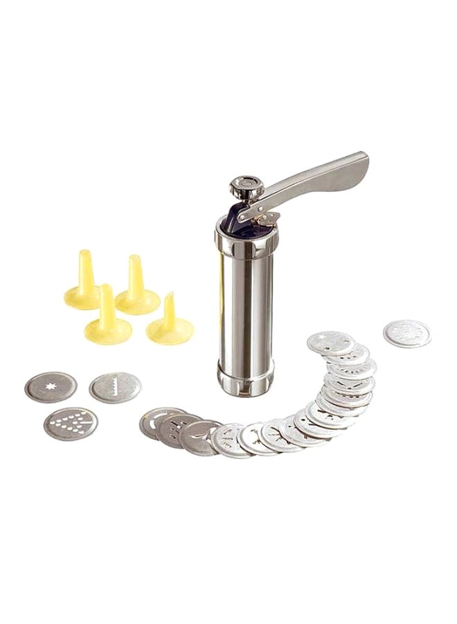 Biscuit Maker Cookie Gun 10106893 Silver - Image 1