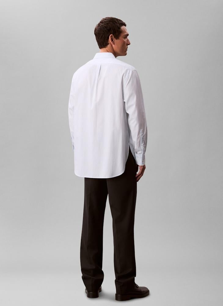 Calvin Klein Jeans Stripe Dobby Regular Fit Shirt - Image 2