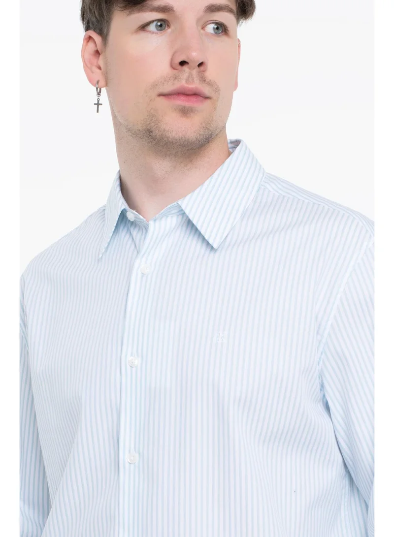 Calvin Klein Jeans  Stripe Dobby Relaxed Fit Shirt for Men | Best Price UAE