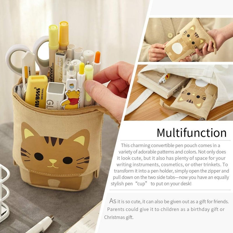 EASTHILL Big Capacity Pencil Pen Case Pouch Box Organizer Large Storage for Bullet Journal - Image 2