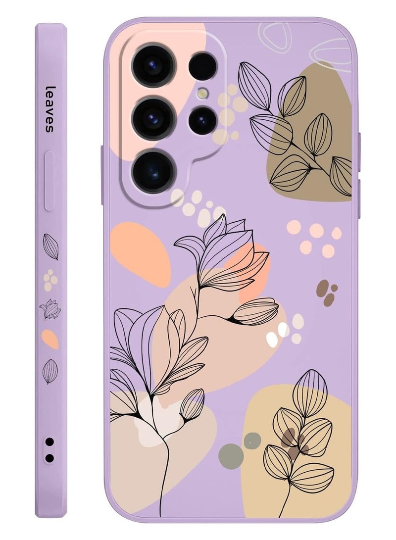 for Samsung Galaxy S25 Ultra Case, Slim Soft Non Slip Silicone for Samsung S25 Ultra Phone Cover 6.9 inch, Morandi Purple - Image 1