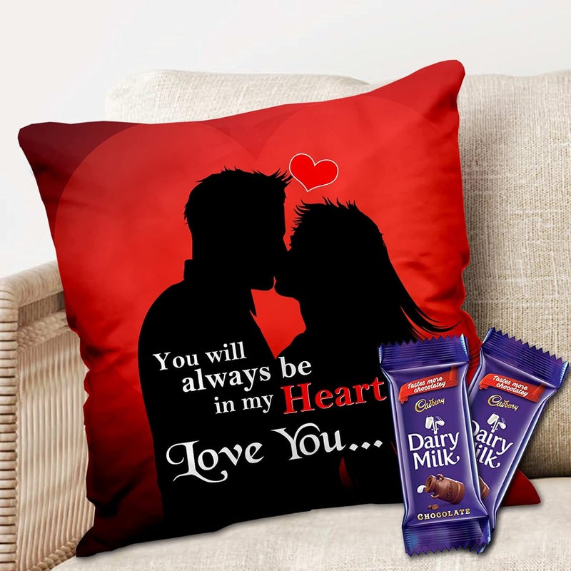 Midiron Midiron Romantic Gift for Wife Husband Girlfriend Boyfriend Someone Special On Birthday Anniversary Valentine and Special Occasion Dairy Milk Gift Pack IZ21DairyMilk2CU16STLove78