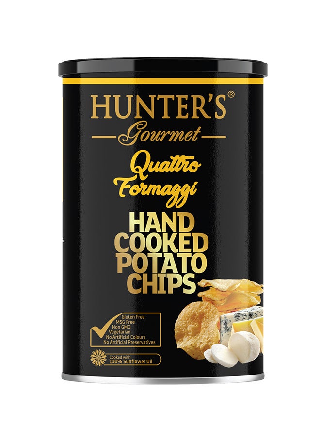 Hunter's Gourmet Hand Cooked Potato Chips Quattro Formaggi  - Image 4